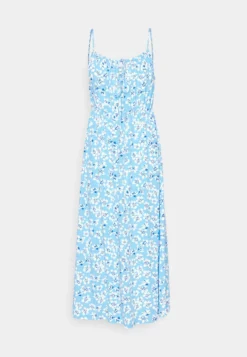 Midi Summer Dress - Robe De Jour - Blue/White -Magasin De Vêtements De Mode Even&Odd 04683087195c4324829d4e07033bffe6 scaled