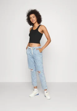 Even&Odd 2 Pack - Débardeur - Black/Khaki