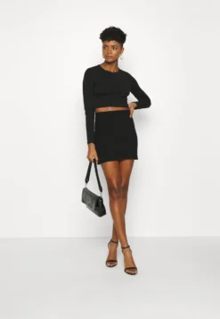 Even&Odd 2 Pack - T-Shirt À Manches Longues - White/Black