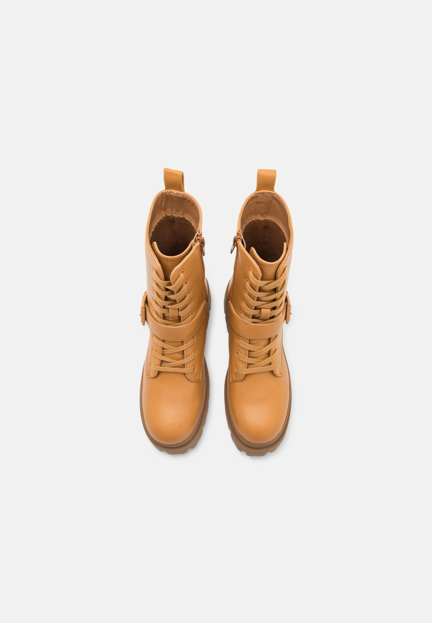 Bottines À Plateau - Cognac 6 Bottines À Plateau - Cognac – Image 6