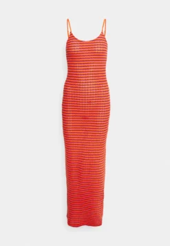 Even&Odd Midi Fake Bodycon Dress - Robe Longue - Orange/Pink/Black -Magasin De Vêtements De Mode Even&Odd 12d50d9df40e4a1ca3365973b64b9dd7 scaled
