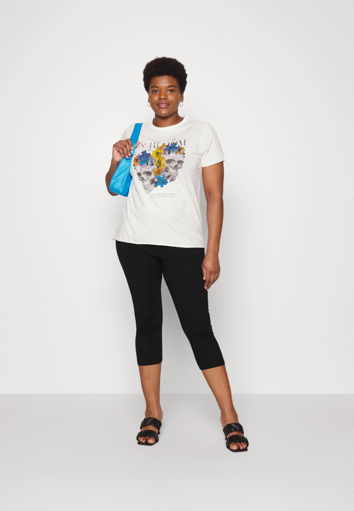 2 Pack - Legging - Black/Mottled Dark Grey 1 2 Pack - Legging - Black/Mottled Dark Grey