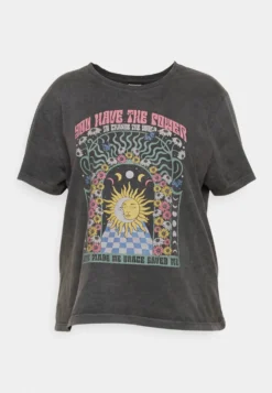 T-Shirt Imprimé - Black -Magasin De Vêtements De Mode Even&Odd 236b239584fb45938efd61929b975c7a scaled