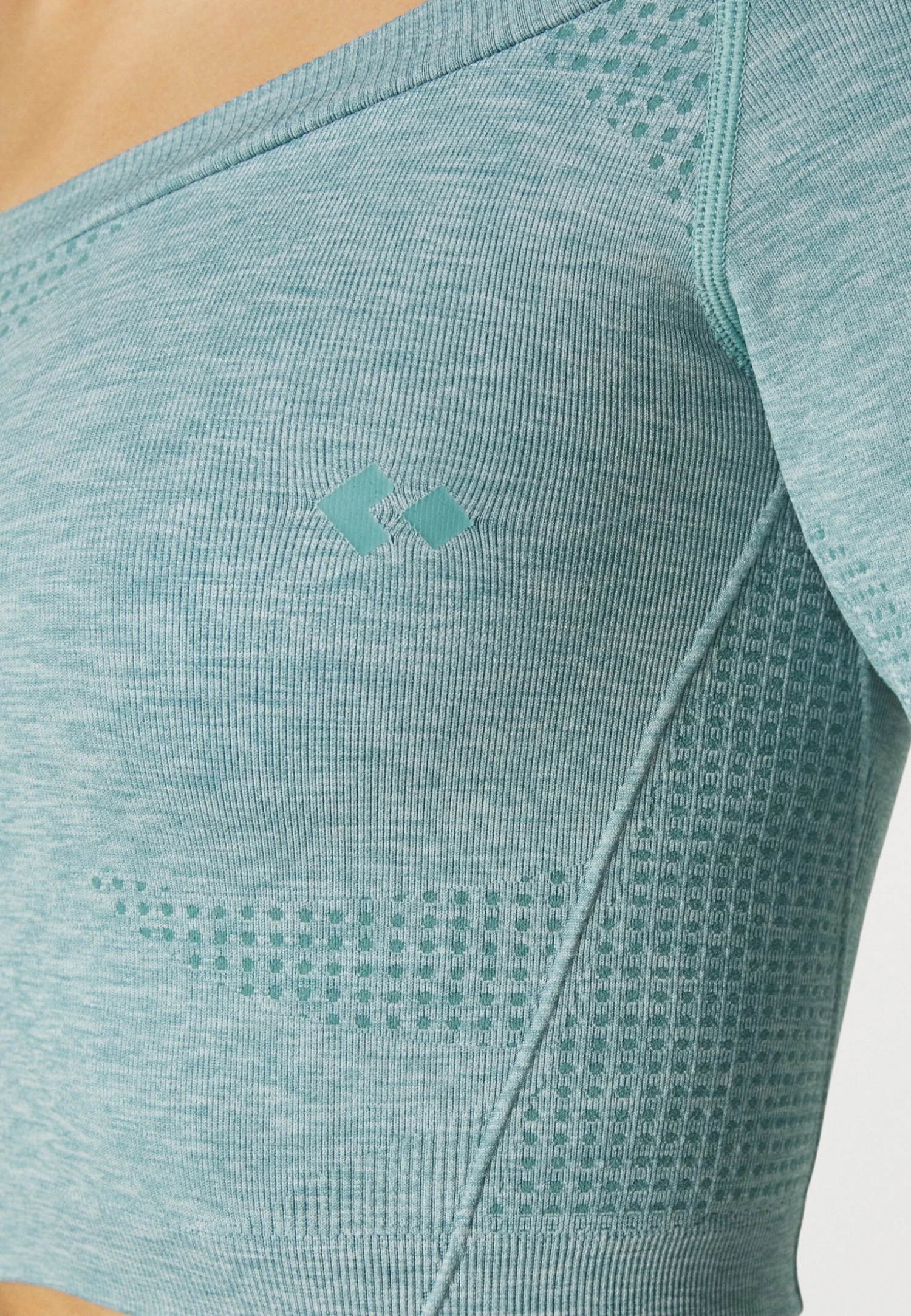 Seamless Cropped Longsleeve - T-Shirt À Manches Longues - Blue-Grey 5 Seamless Cropped Longsleeve - T-Shirt À Manches Longues - Blue-Grey – Image 5