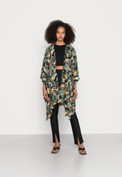 Even&Odd Veste Légère - Black/Green/Yellow