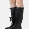 Even&Odd Bottes En Caoutchouc - Black