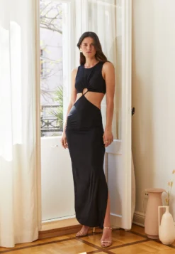 Even&Odd Robe Longue - Black