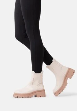 Even&Odd Winter Booties - Bottines À Plateau - Beige