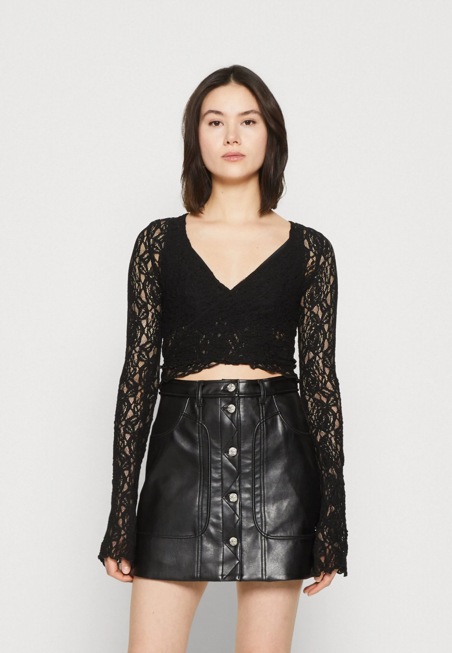 Even&Odd T-Shirt À Manches Longues - Black 1 Even&Odd T-Shirt À Manches Longues - Black