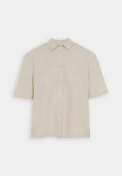 Even&Odd Linen-Mix Button Down Blouse - Chemisier - Beige -Magasin De Vêtements De Mode Even&Odd 486e50f0eac444eca20faeb432b2978e scaled