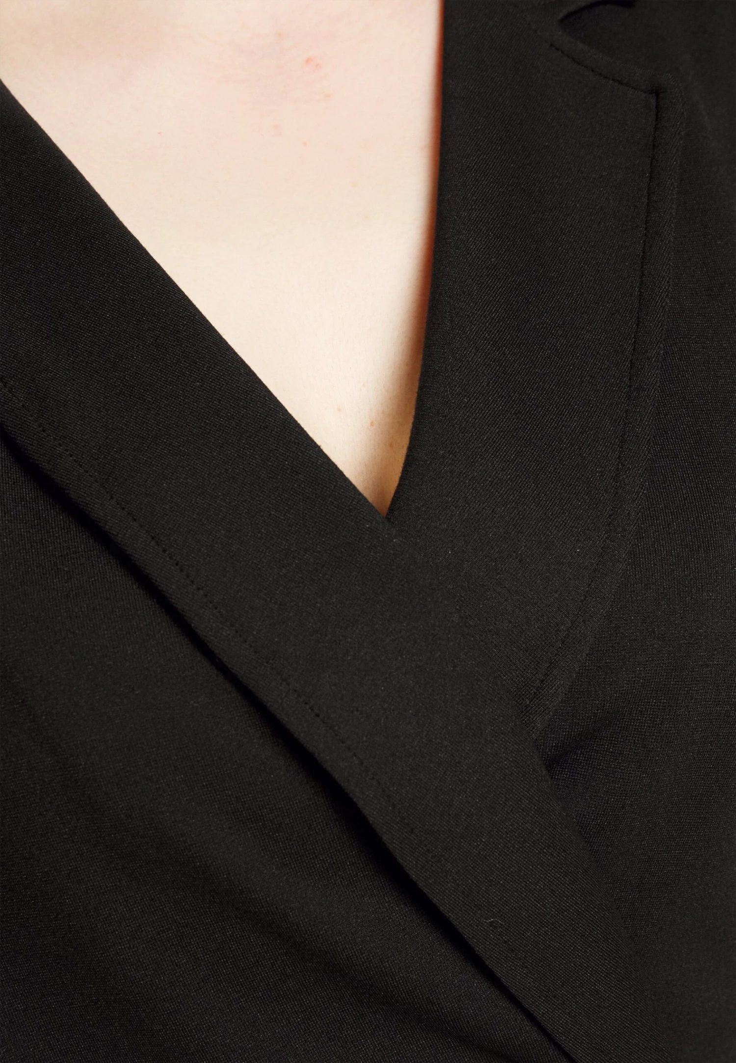 Robe En Jersey - Black 6 Robe En Jersey - Black – Image 6