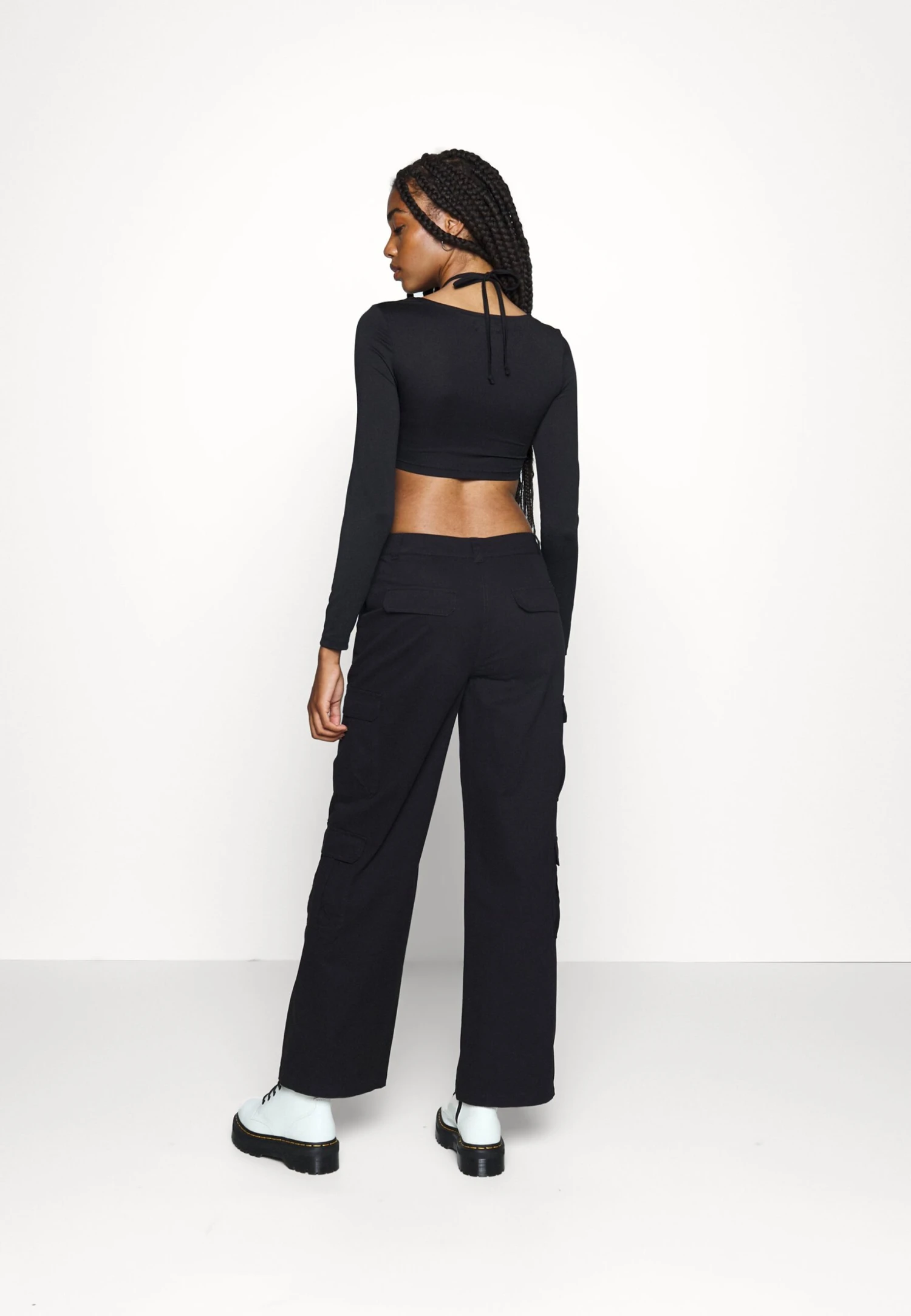 Even&Odd Pantalon Cargo - Black 3 Even&Odd Pantalon Cargo - Black – Image 3