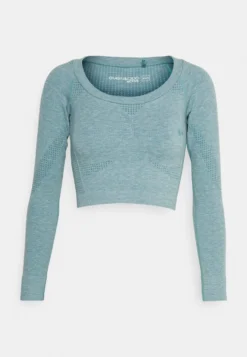Seamless Cropped Longsleeve - T-Shirt À Manches Longues - Blue-Grey 8 Seamless Cropped Longsleeve - T-Shirt À Manches Longues - Blue-Grey -Magasin De Vêtements De Mode Even&Odd 6800ca26cb6d4e5691715d18a9bf3708 scaled