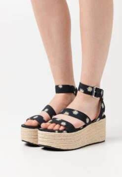 Even&Odd Sandales À Plateforme - Black