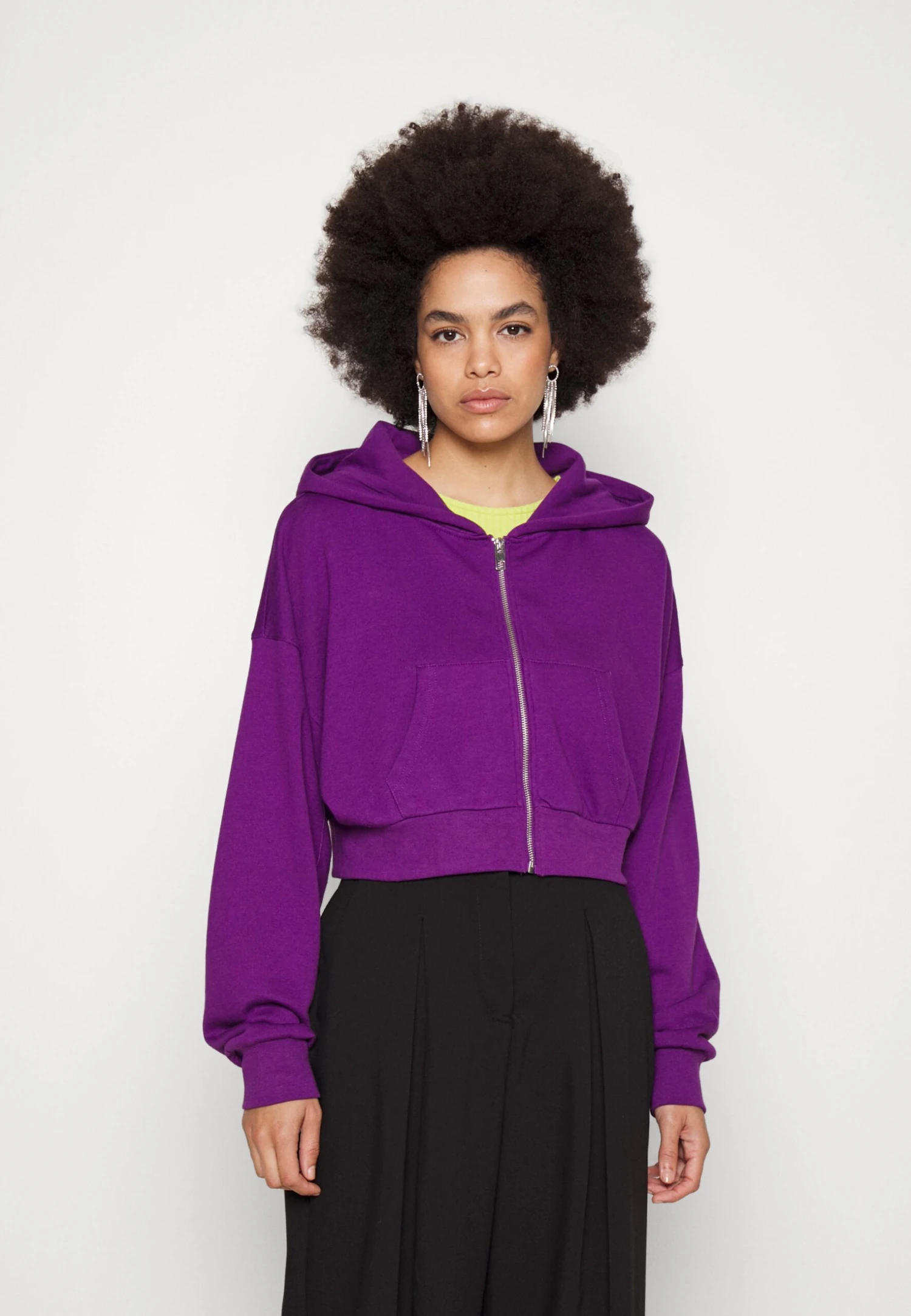 Even&Odd Sweat Zippé - Dark Purple 5 Even&Odd Sweat Zippé - Dark Purple – Image 5