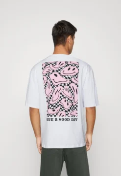 Even&Odd Unisex - T-Shirt Imprimé - White