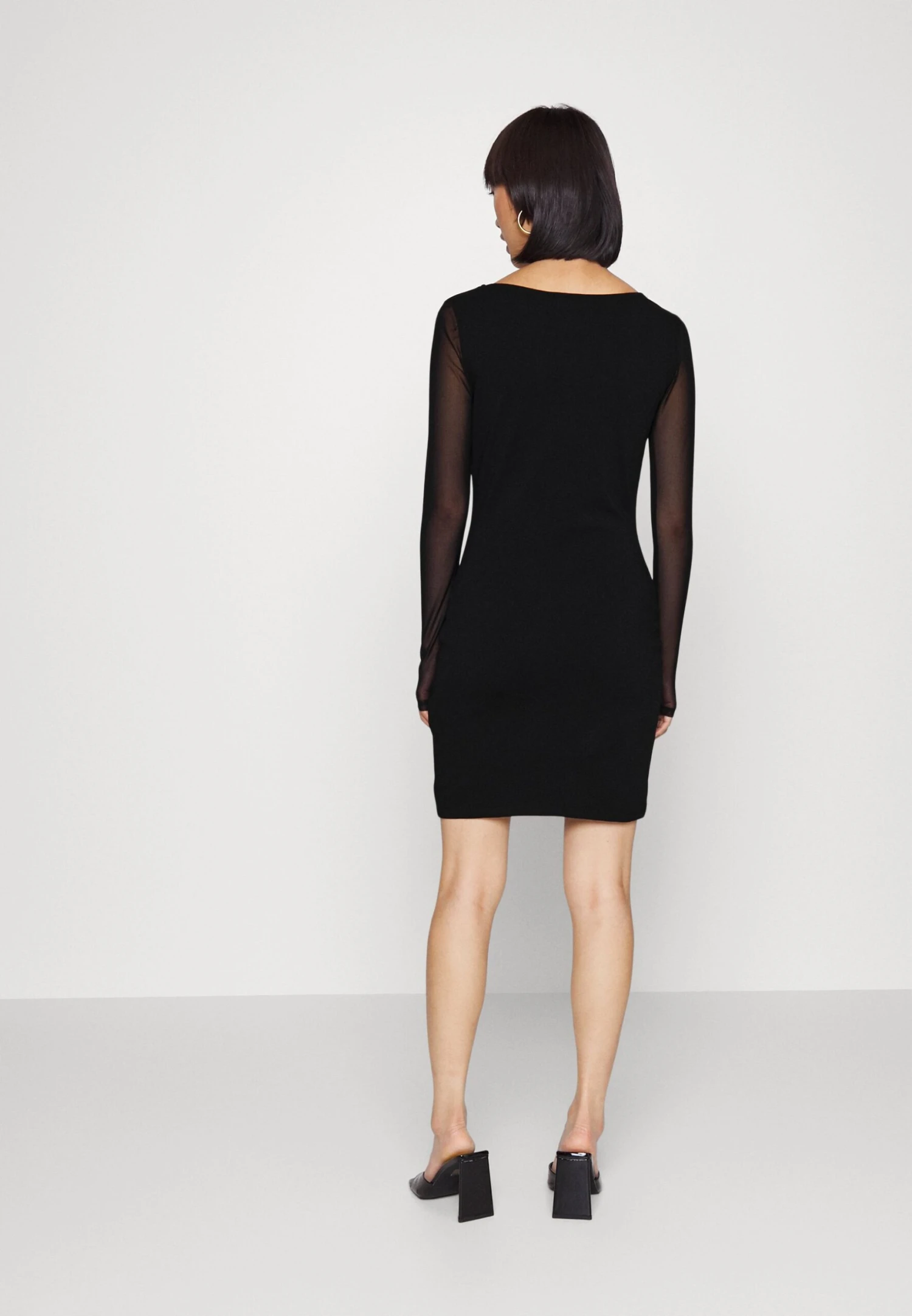 Robe En Jersey - Black 3 Robe En Jersey - Black – Image 3