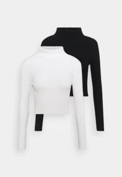 Even&Odd Cropped Turtle Neck 2 Pack - Pullover - Black/ White -Magasin De Vêtements De Mode Even&Odd ab80f7e617654e94a6ec0dc086796d5b scaled