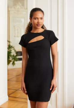 Even&Odd Robe En Jersey - Black