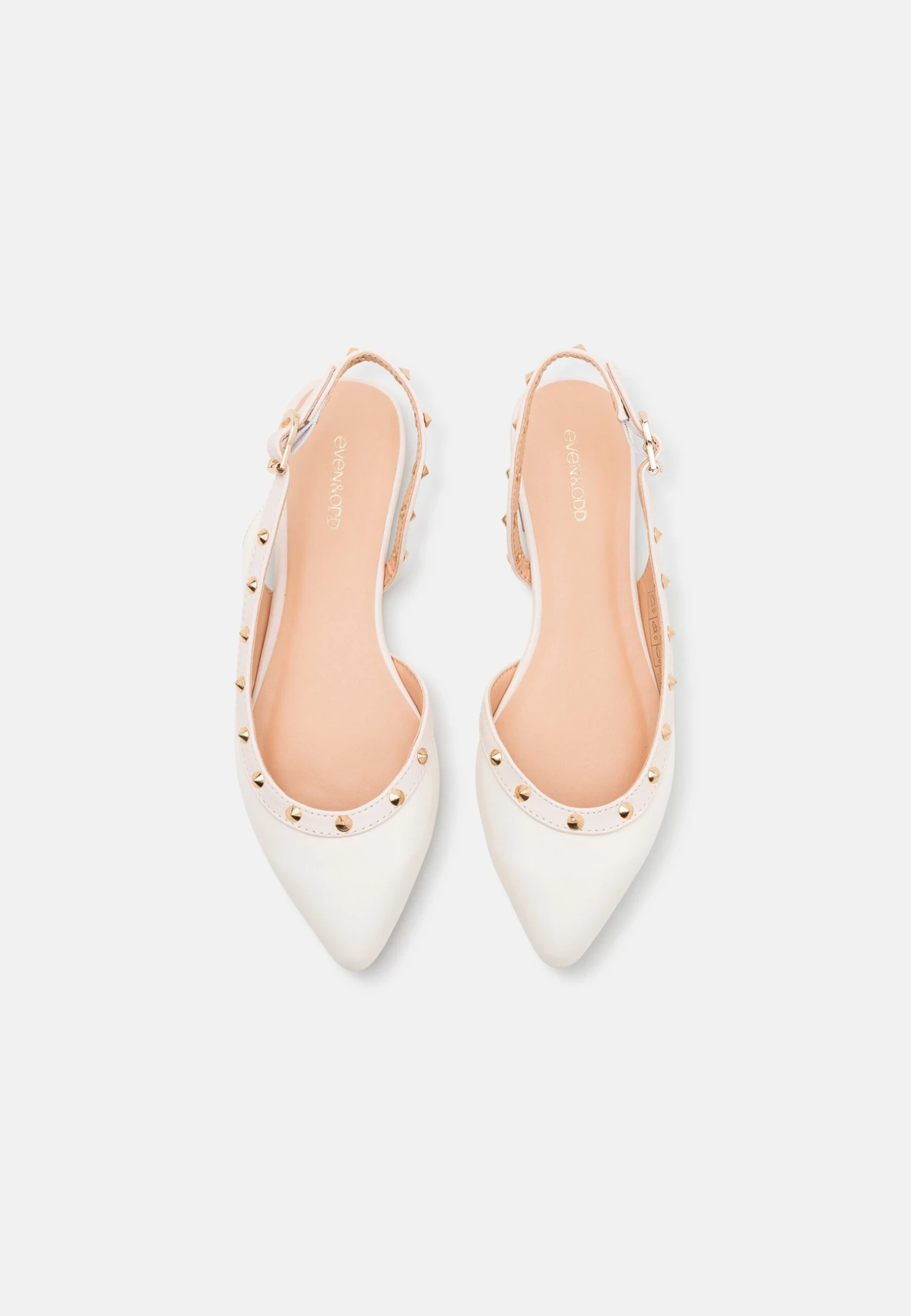Even&Odd Ballerines - White 8 Even&Odd Ballerines - White – Image 8