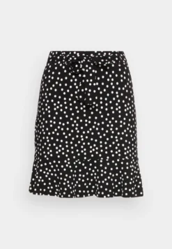 Even&Odd Mini Skirt With Volant - Jupe Trapèze - Black/White -Magasin De Vêtements De Mode Even&Odd bd7fd1ad95854f88a1dda94dc4ff9636 scaled