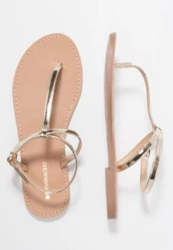 Even&Odd Tongs - Gold -Magasin De Vêtements De Mode Even&Odd c6c64ff273f04aaf929560e0564bc972