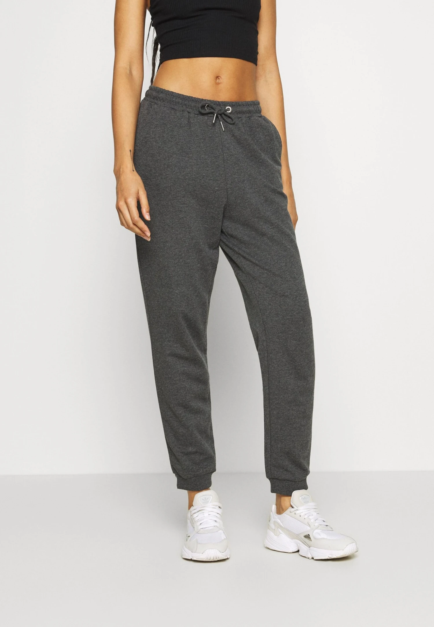 Even&Odd Regular Fit Joggers - Pantalon De Survêtement - Mottled Grey 1 Even&Odd Regular Fit Joggers - Pantalon De Survêtement - Mottled Grey