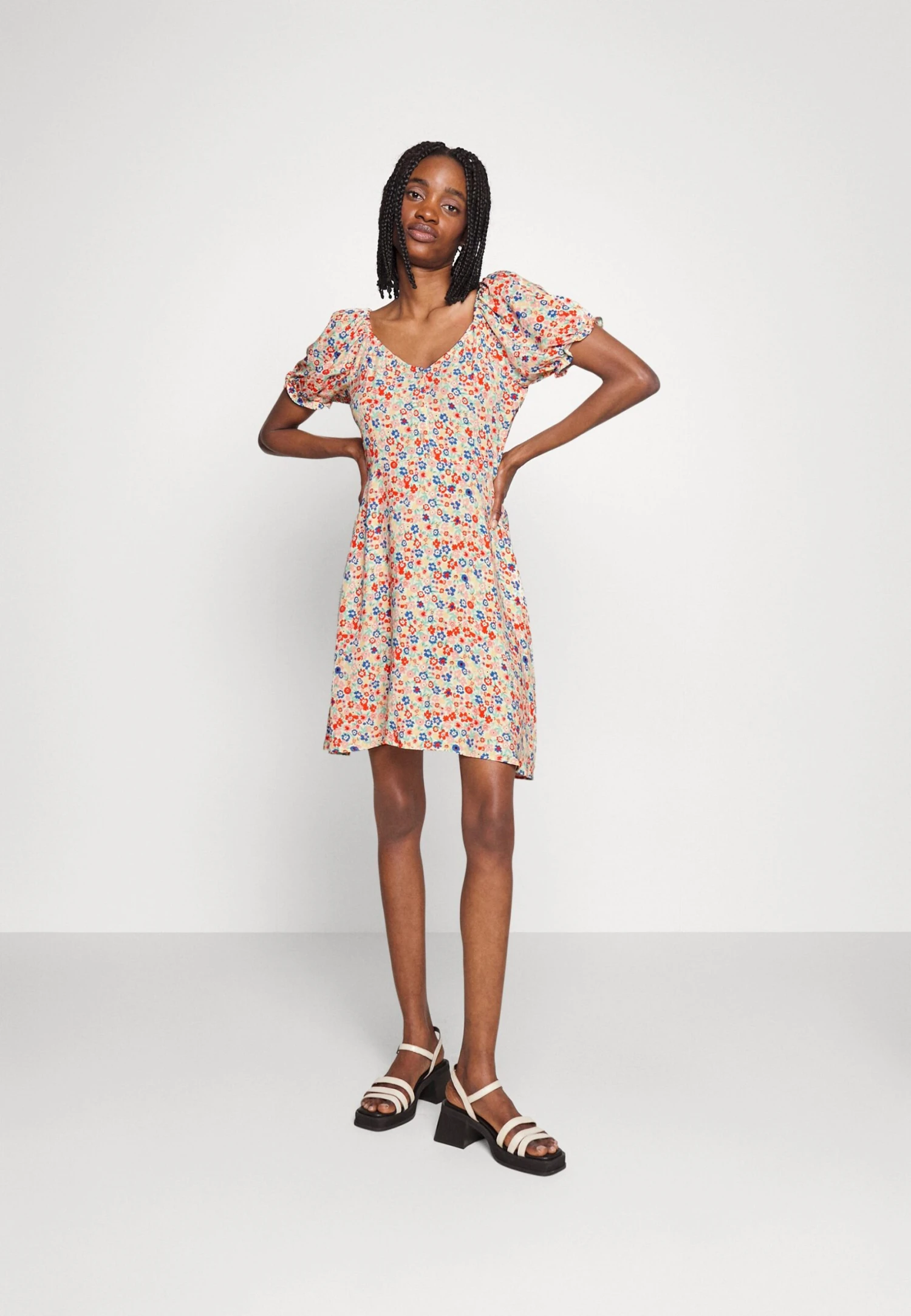 Even&Odd Robe De Jour - Pink/Blue 2 Even&Odd Robe De Jour - Pink/Blue – Image 2