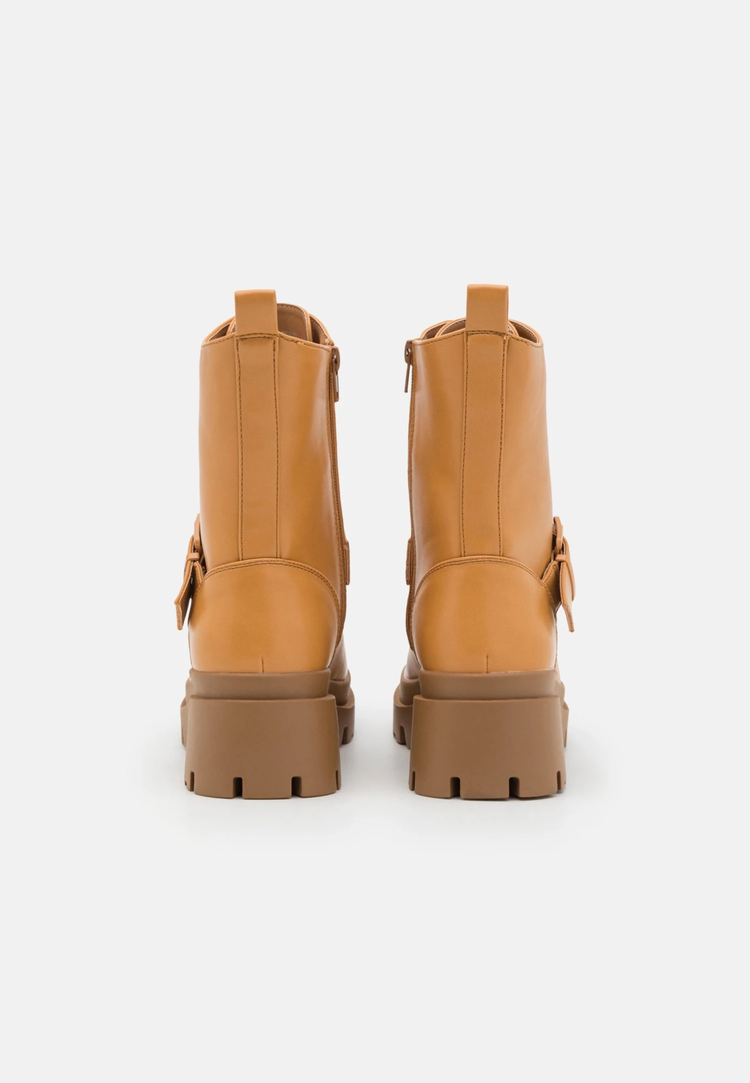 Bottines À Plateau - Cognac 4 Bottines À Plateau - Cognac – Image 4