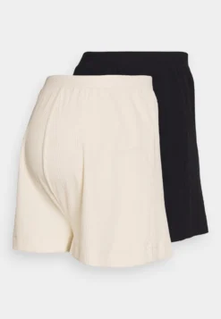 2 Pack - Short - Black/ Beige
