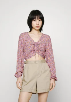 Even&Odd Blouse - Lilac/Orange