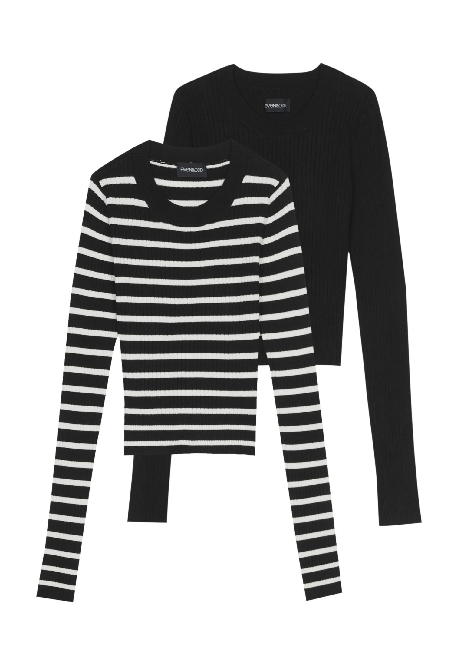 Even&Odd 2 Pack - Pullover - Black / Off-White 5 Even&Odd 2 Pack - Pullover - Black / Off-White – Image 5