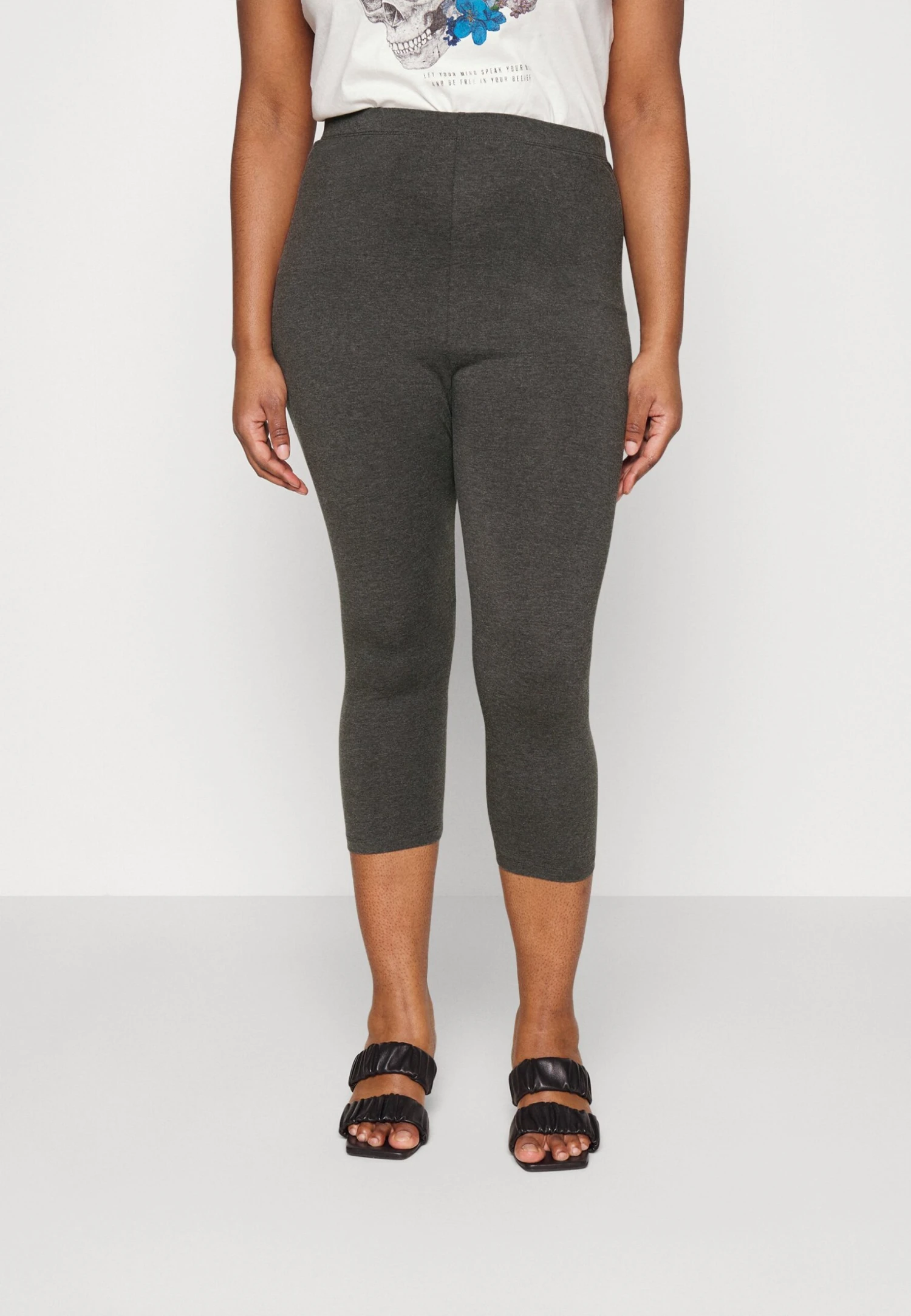 2 Pack - Legging - Black/Mottled Dark Grey 2 2 Pack - Legging - Black/Mottled Dark Grey – Image 2